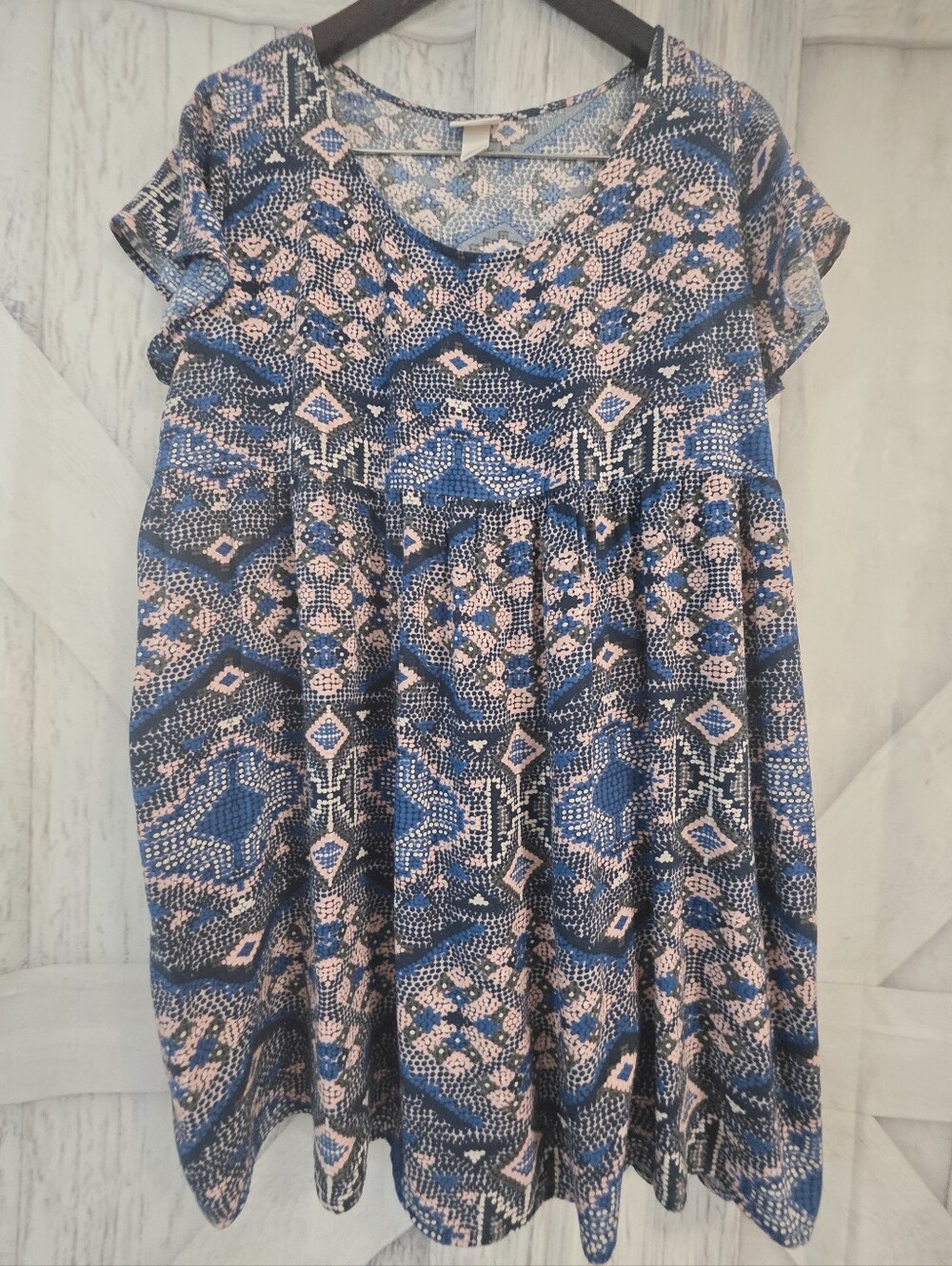 Mossimo Supply Co. Boho Tribal Print Swing Dress XL